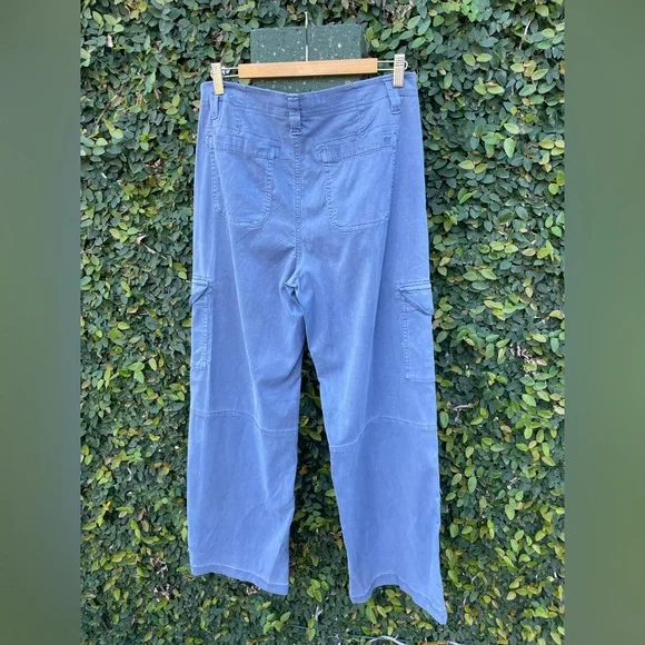 American Eagle | Stretch High-Waisted Cargo Baggy Wide-Leg Pant | Size 8 Short - Picture 10 of 12